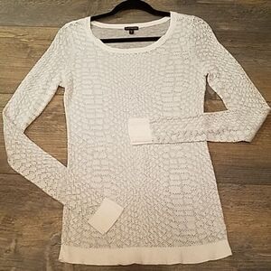 Grey and white Express Sweater